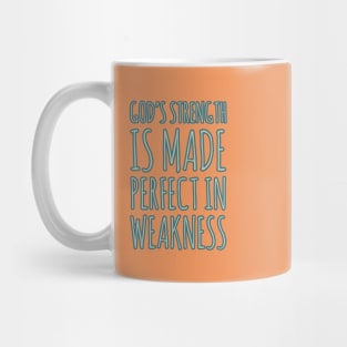 GOD'S Strength - Onesie Design - Onesies for Babies Mug